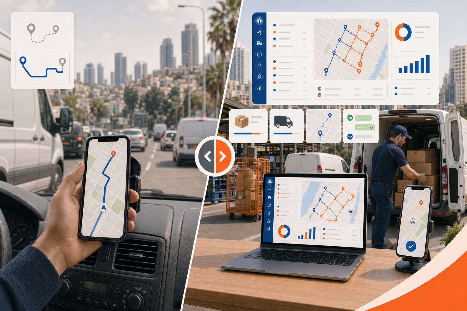 תמונת hero עבור PickPack מול Route4Me: פלטפורמה מלאה מול כלי route-only בהקשר תפעול משלוחים ישראלי