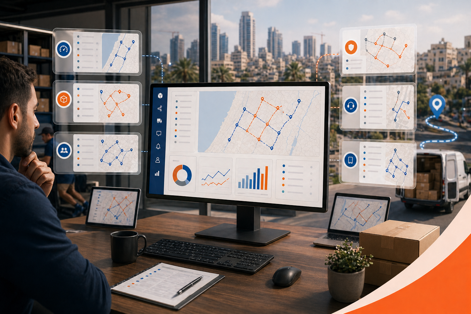 Hero image for Israeli Delivery Software Matrix: PickPack vs Smartrun, Sendi, Baldar with an Israeli delivery operations context