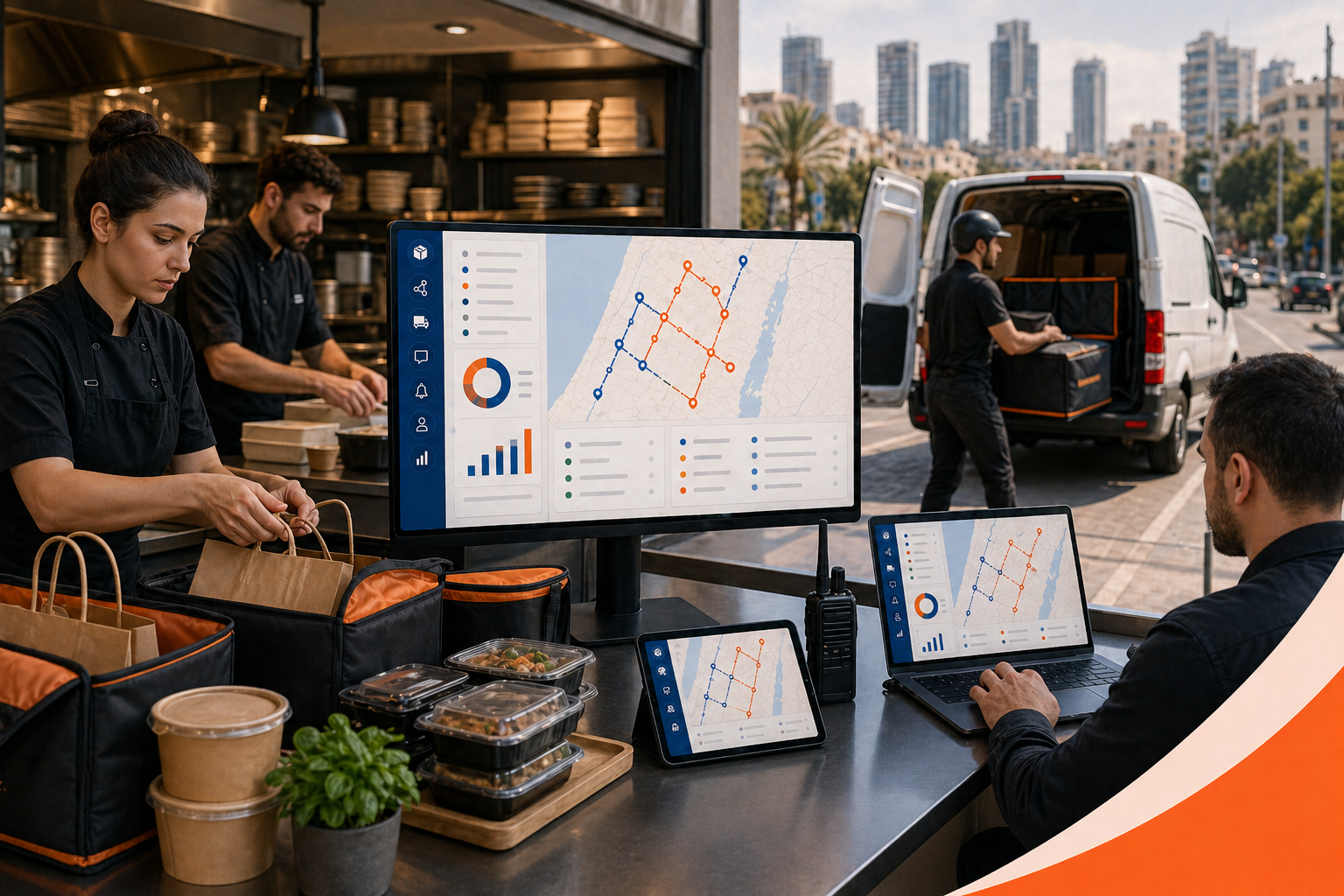 Imagen hero para Mejor software para restaurantes y distribucion B2B de alimentos con contexto operativo de Israel