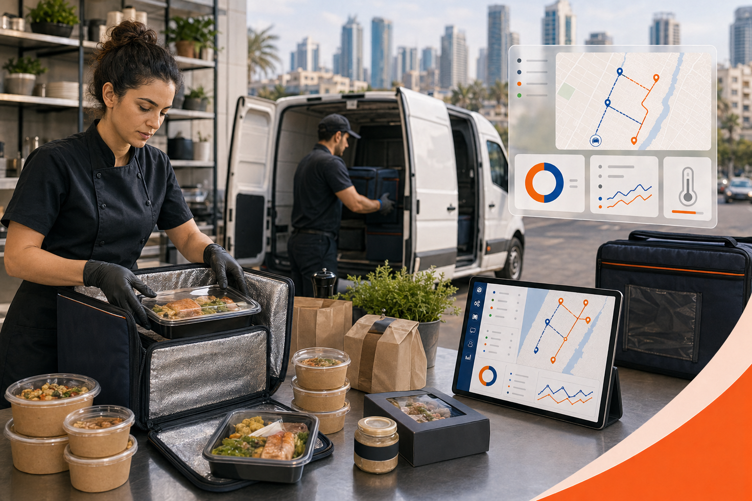 Imagen hero para Gourmet Group: menor costo, mejor precision y menos reclamos de temperatura con contexto operativo de Israel