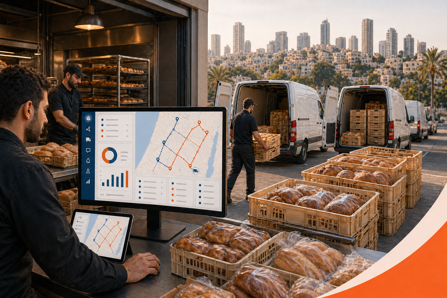 Hero image for Anshei HaLechem: From 12 Vans to 9 Without Losing Volume with an Israeli delivery operations context