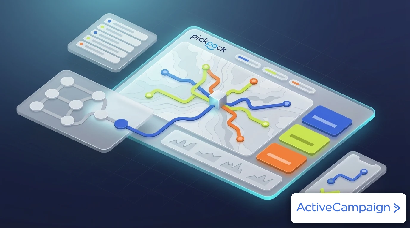 PickPack + activecampaign integration — delivery management visual
