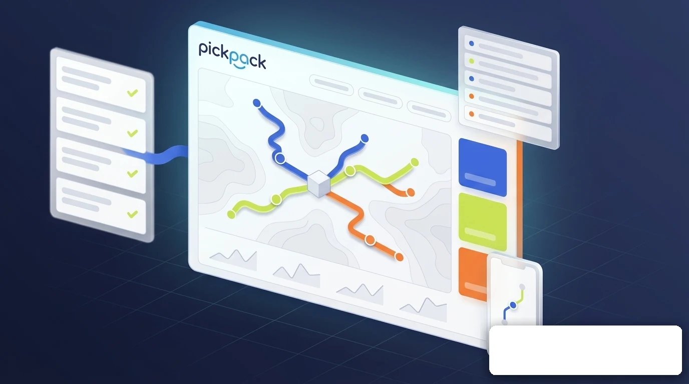 PickPack + keap integration — delivery management visual