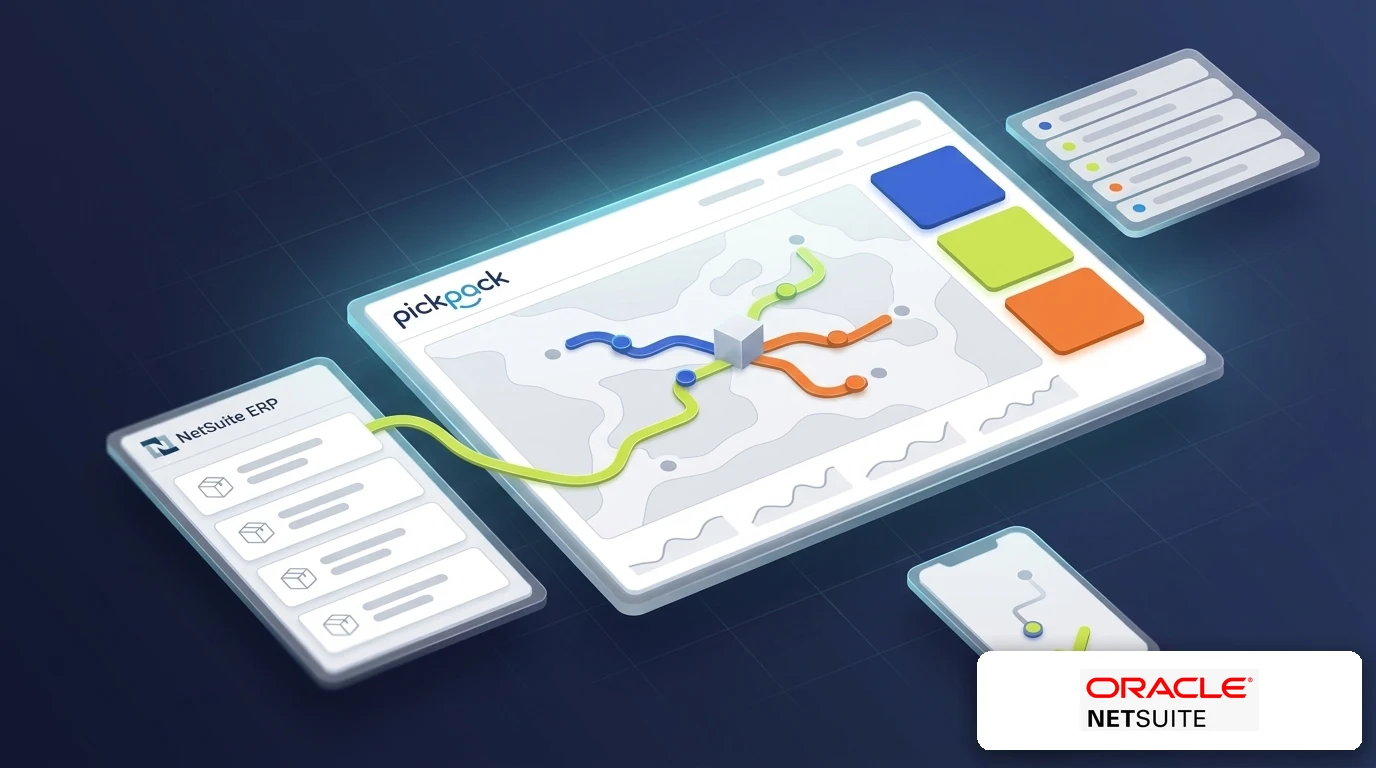PickPack + netsuite integration — delivery management visual