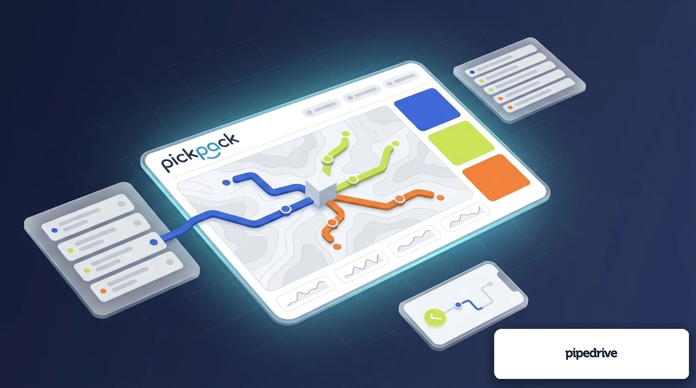 PickPack + pipedrive integration — delivery management visual