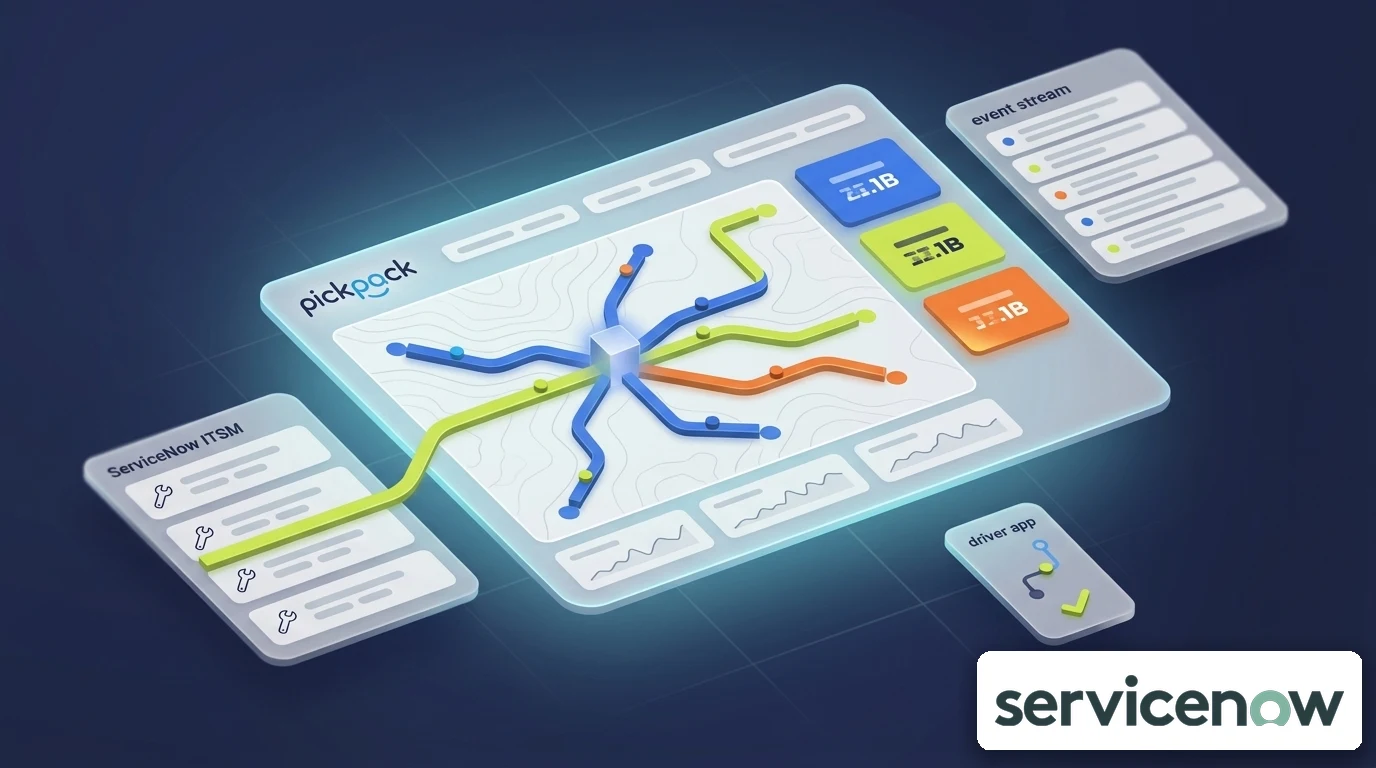 PickPack + servicenow integration — delivery management visual