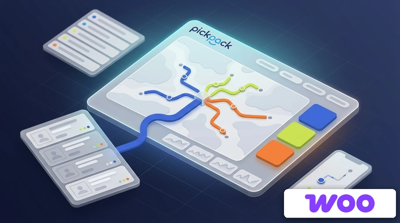 PickPack + woocommerce integration — delivery management visual