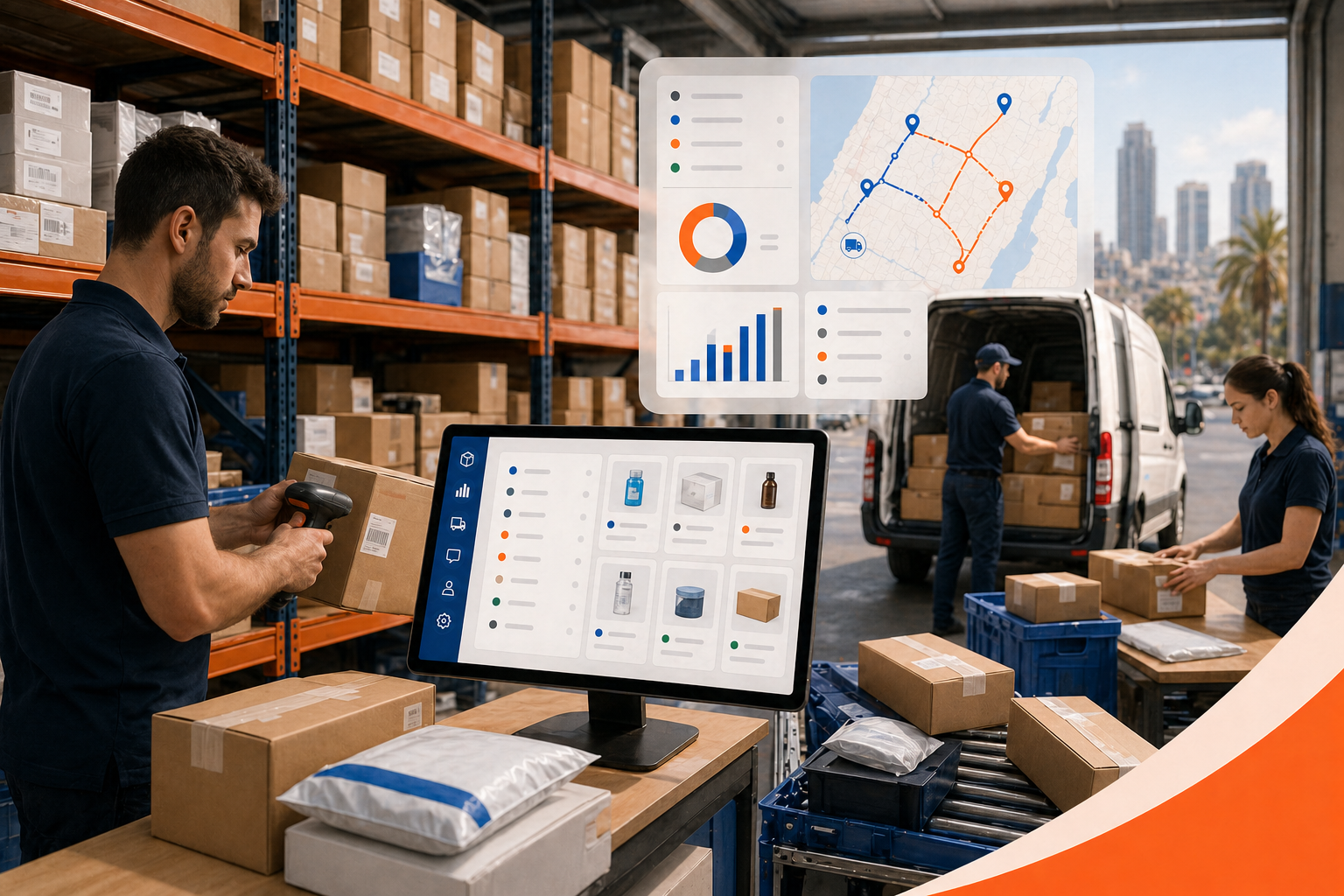 Imagen hero para Gestion de inventarios para empresas: guia practica 2026 con contexto operativo de Israel