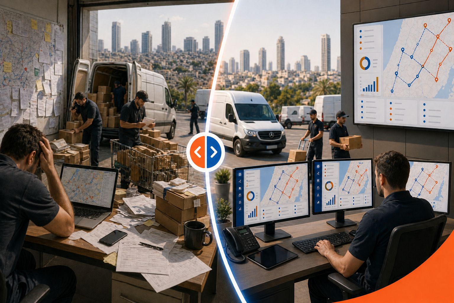 Hero image for Common Logistics Problems and How to Solve Them in 2026 with an Israeli delivery operations context